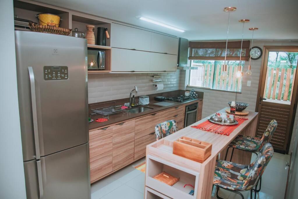 Refugio Pe Na Areia Decorado Em Camacari - Itacimirim Apartamento *