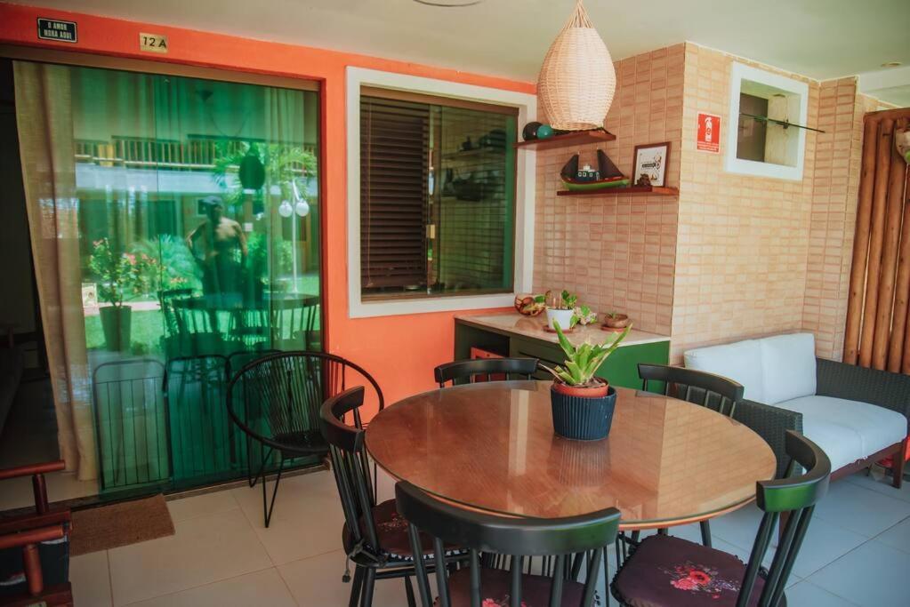 Refugio Pe Na Areia Decorado Em Camacari - Itacimirim Apartment