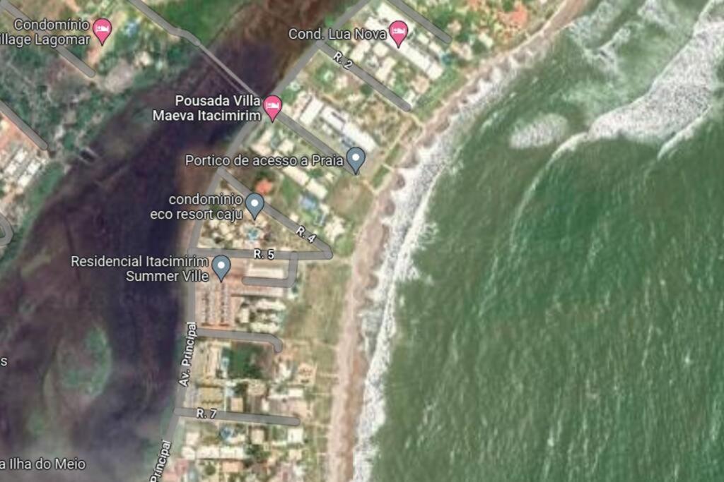 Apartment Refugio Pe Na Areia Decorado Em Camacari - Itacimirim Camassari